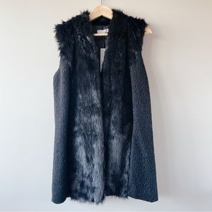Referring NEW with TAGS faux fur vest women’s